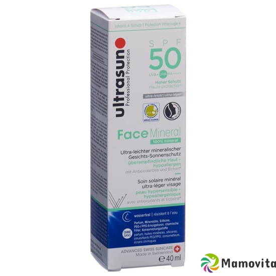 Ultrasun Face Mineral Emulsion SPF 50 tube 40ml buy online