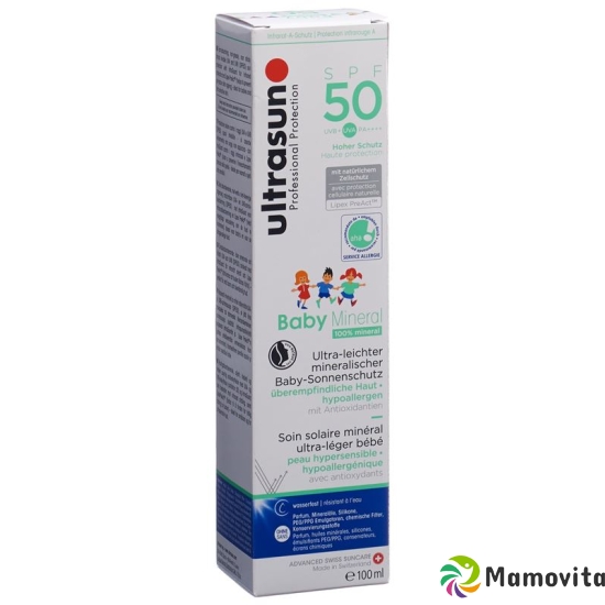 Ultrasun Baby Mineral Emulsion SPF 50 tube 100ml buy online