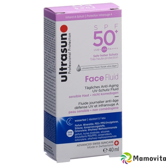 Ultrasun sun protection fluid face SPF 50+ 40ml buy online