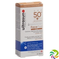 Ultrasun sun protection fluid face tinted Honey SPF 50+ 40ml