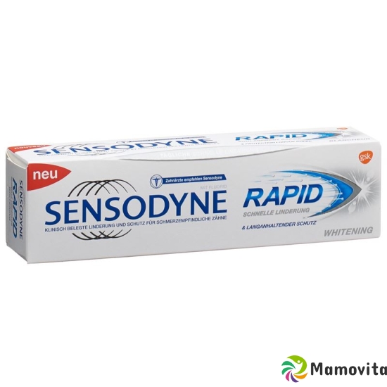 Sensodyne Rapid Whitening Toothpaste Tube 75ml buy online