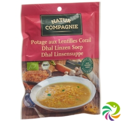 Natur Compagnie Dhal Linsen-Suppe Bio Beutel 60g