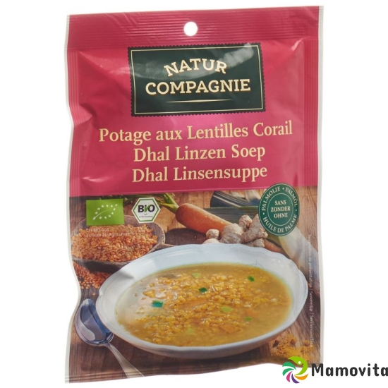 Natur Compagnie Dhal Linsen-Suppe Bio Beutel 60g buy online