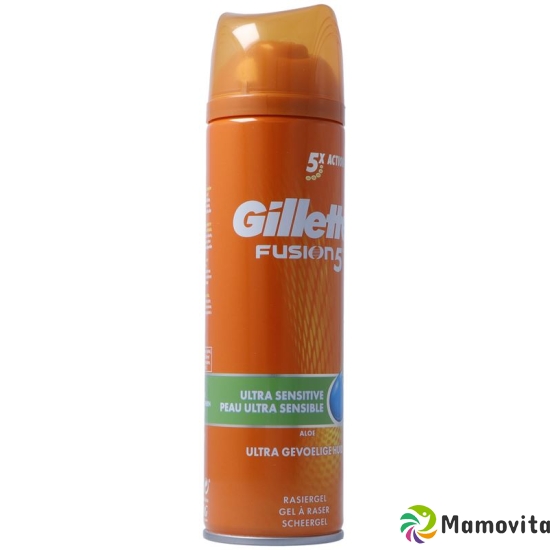 Gillette Fusion5 Gel Ultra Sensitive can 200ml buy online