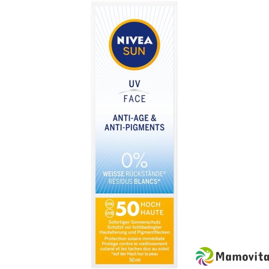 Nivea Sun UV Face Anti-Age&Anti-Pigments LSF 50 50ml buy online