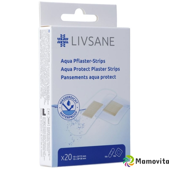 Livsane Aqua Pflaster-Strips 20 Stück buy online