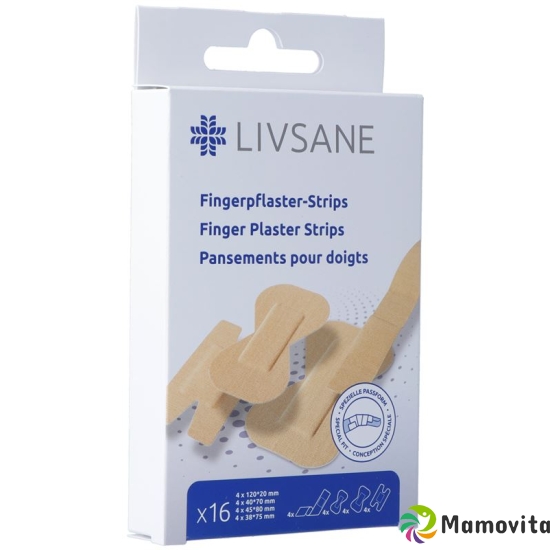 Livsane Fingerpflaster-Strips 16 Stück buy online