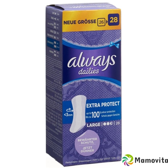 Always Panty Liner Extra Protect Large 28 pieces buy online