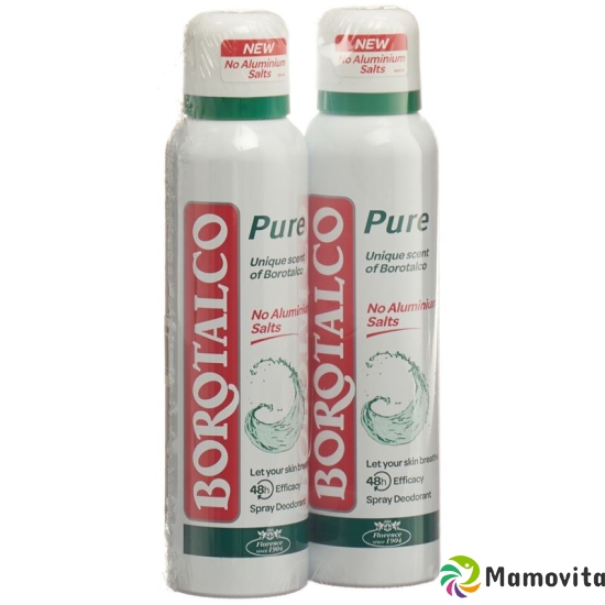 Borotalco Deo Pure Original Spray 2x 150ml buy online