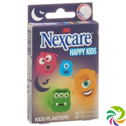 3M Nexcare Kinderpflast Happy Kids Monsters 20 Stück