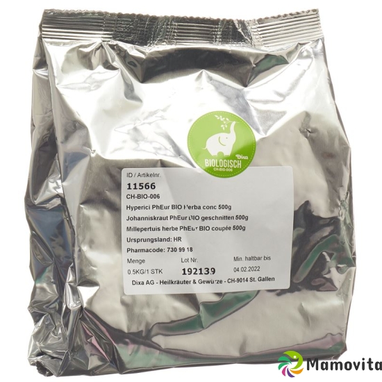 Dixa Johanniskraut Pheur Bio Geschnitten 500g buy online