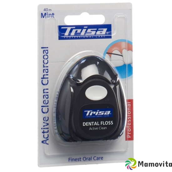 Trisa dental floss Active Clean Charcoal buy online