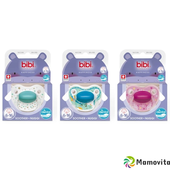 Bibi Nuggi Dental Happiness 6-16 Ring Favourites buy online