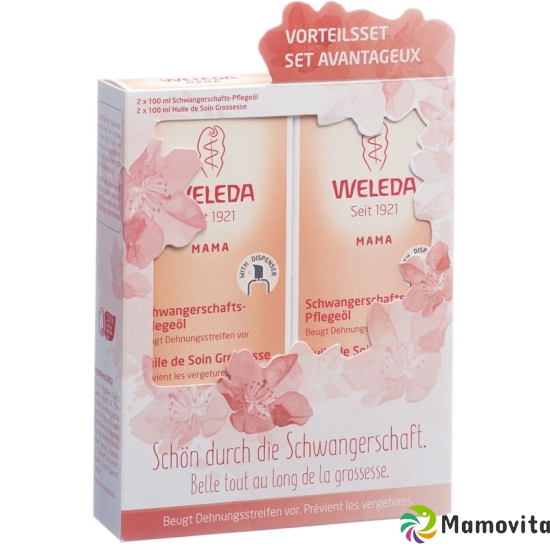 Weleda Schwangerschafts-pflegeöl Duo 2 Flasche 100ml buy online