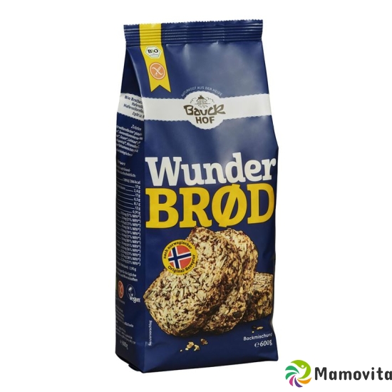 Bauckhof Wunderbrot Brotbackmisch Glutenfrei 600g buy online