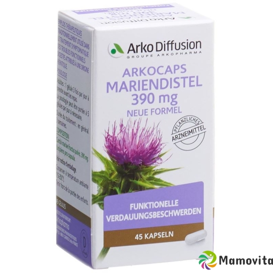 Arkocaps Mariendistel Kapseln 390mg Neue For 45 Stück buy online