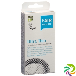 Fairsquared Kondom Ultra Thin Vegan 10 Stück