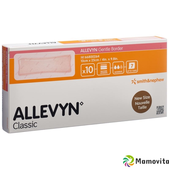 Allevyn Gb Wundverband 10x25cm 10 Stück buy online