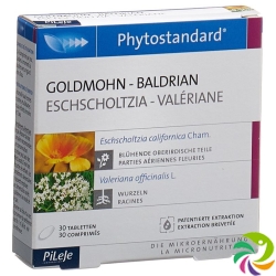 Phytostandard Gold Poppy- Valerian Tablets 30 Pieces