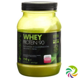 +watt Whey Protein90 Strawberry 750g