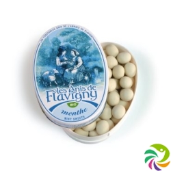 Les Anis De Flavigny Minze Bonbons Bio Box 50g