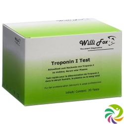 Willi Fox Troponin I Test 20 pcs