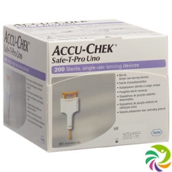 Accu-chek Safe-t Pro Uno Einmalstechhilfe 200 Stück