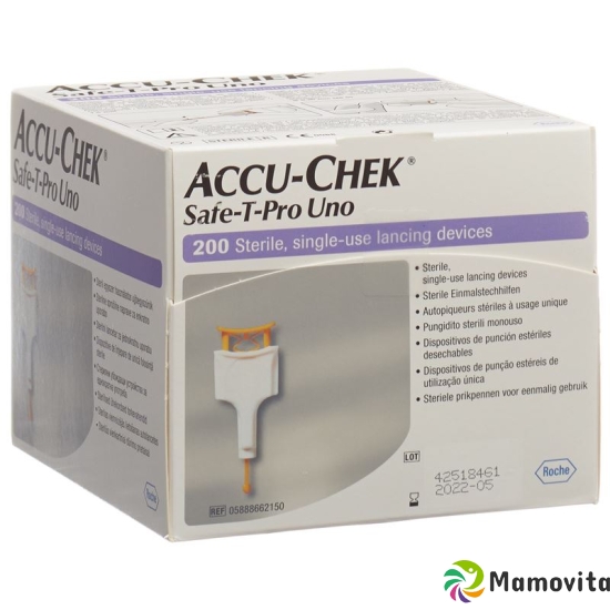 Accu-chek Safe-t Pro Uno Einmalstechhilfe 200 Stück buy online