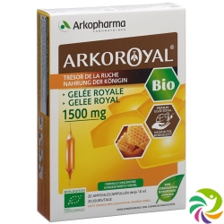 Arkoroyal Gelee Royale 1500mg Bio 20x 10ml