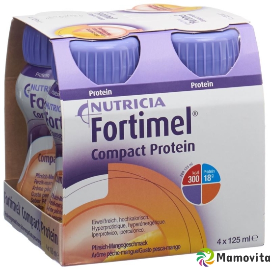 Fortimel Compact Protein Liquid Mango 4 Flasche 125ml buy online