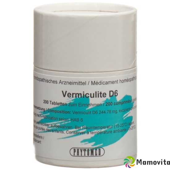 Phytomed Vermiculit Tabletten D 6 Dose 50g buy online