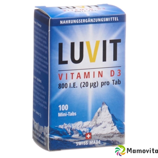 Luvit Vitamin D3 Mini-Tabs Dose 100 Stück buy online