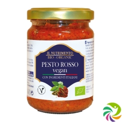 Il Nutrimento Pesto Rosso Pikant Bio Glas 130g