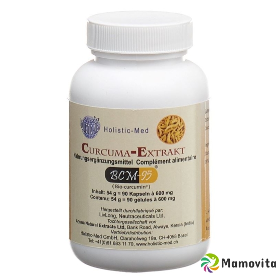 Holistic Med Curcuma-Extrakt 500mg Vegikap 90 Stück buy online