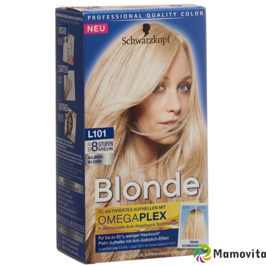 Schwarzkopf Blonde L101 Platin Aufheller Silberblo buy online