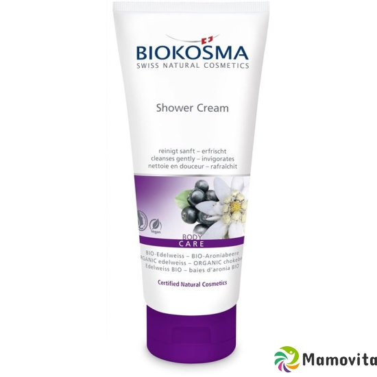 Biokosma Zarte Shower Cream Edelwei Aronia 200ml buy online