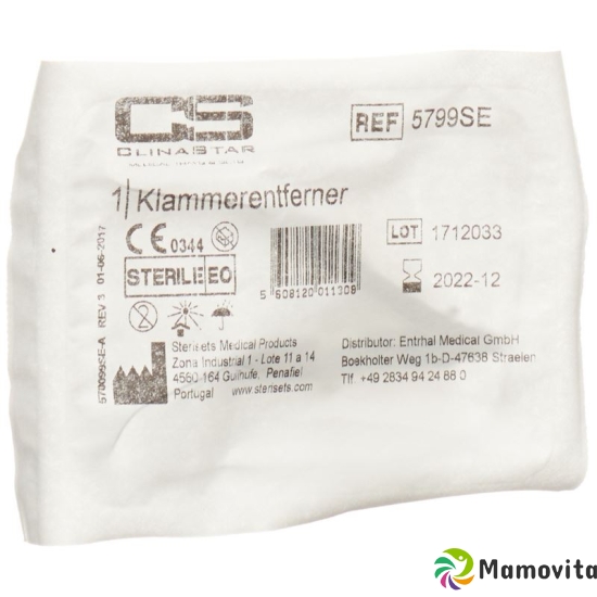 Clina Star Single Use Hautklammerentfer 9.5cm Steril buy online