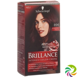 Brillance 896 Schwarzrot Organdi