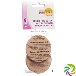 Sunstore Beauty Eponge Fond De Teint Ronde 2 Stück