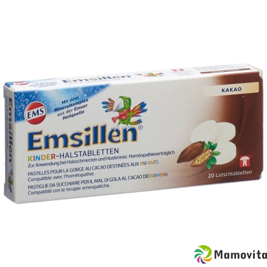 Emsillen Kinder-Halstabletten mit Kakao 20 Stück buy online