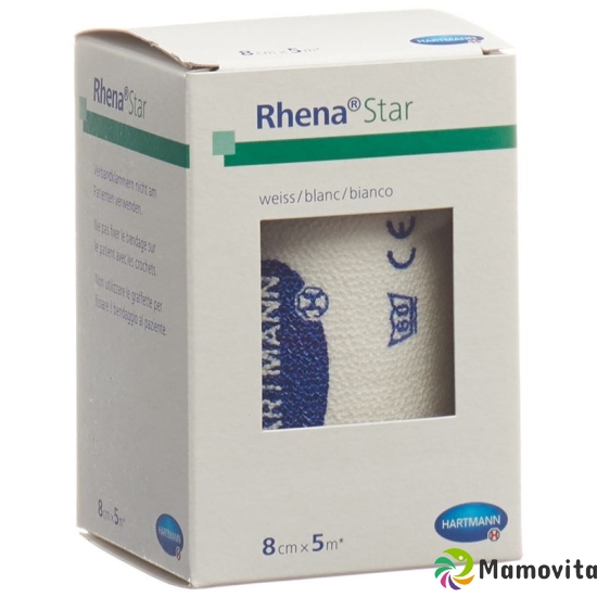 Rhena Star Elastic Bandages 8cmx5m White buy online