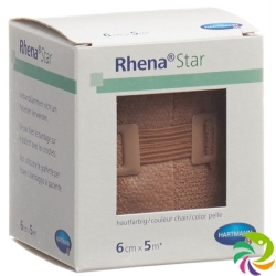 Rhena Star Elastische Binden 6cmx5m Hautfarbig (neu)