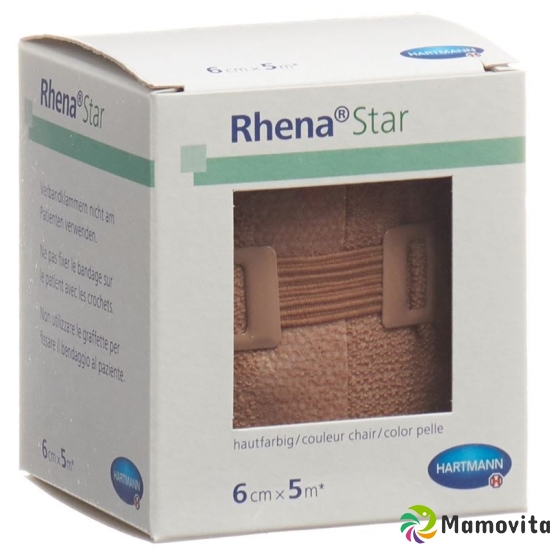 Rhena Star Elastische Binden 6cmx5m Hautfarbig (neu) buy online