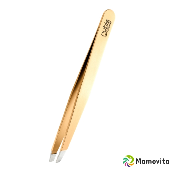 Rubis tweezers oblique gold buy online