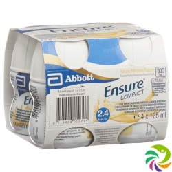 Ensure Compact 2.4 Kcal Drink Banane 4 Flasche 125ml