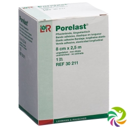 Porelast Pflasterbinde 8cmx2.5m Ep