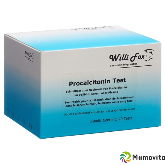 Willi Fox procalcitonin rapid test 20 pieces buy online