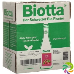 Biotta Vital Plus Cranberry & hemp 6 x 5 dl