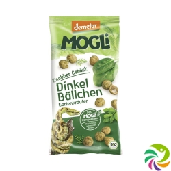 Mogli Dinkel Baellchen Gartenkräuter Demeter 40g