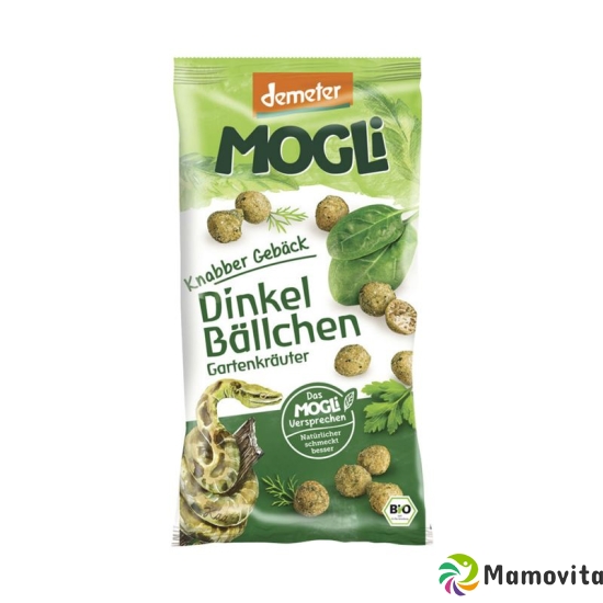 Mogli Dinkel Baellchen Gartenkräuter Demeter 40g buy online